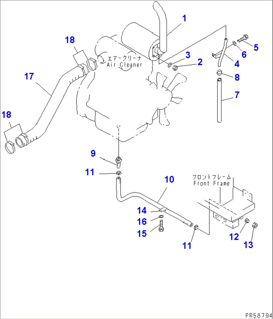 ENGINE RELATED PARTS(#1101-)