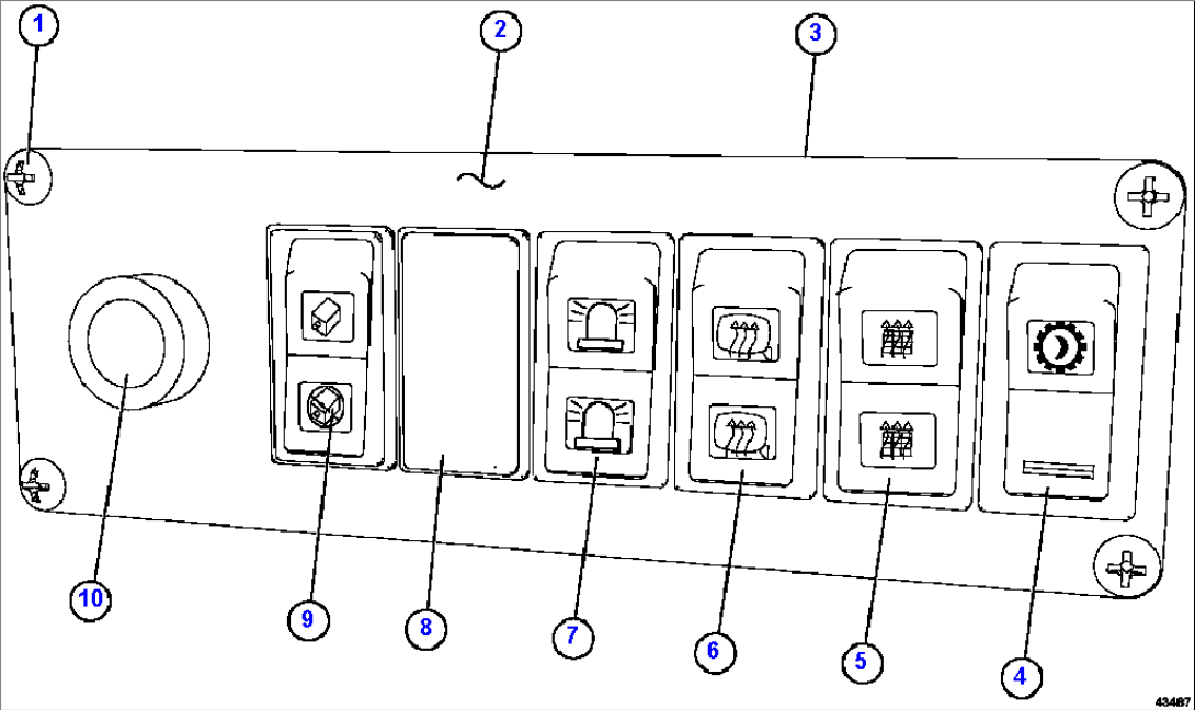 LOWER RH DASH MODULE
