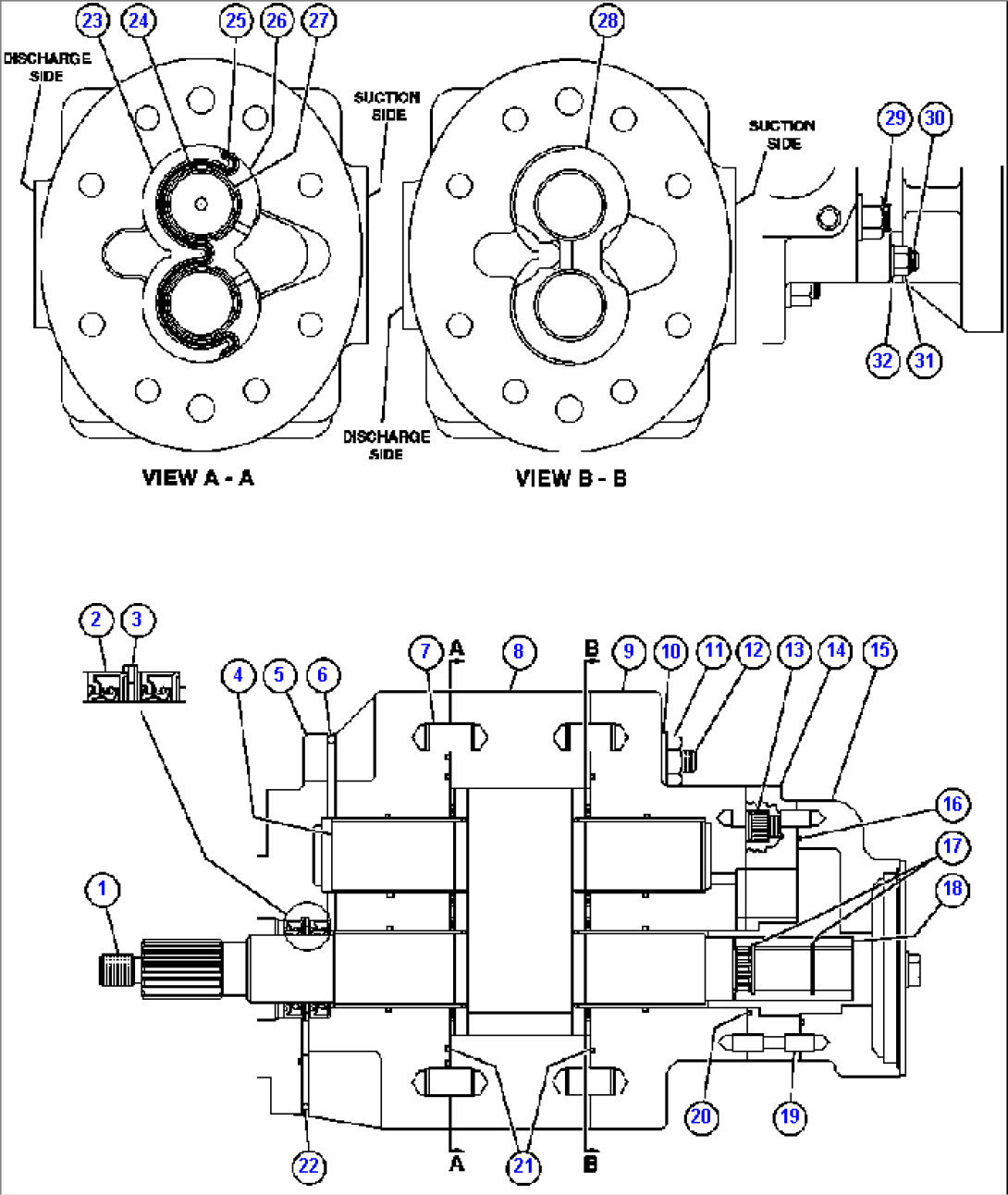 HOIST PUMP ASSEMBLY - 4 (PB9668)