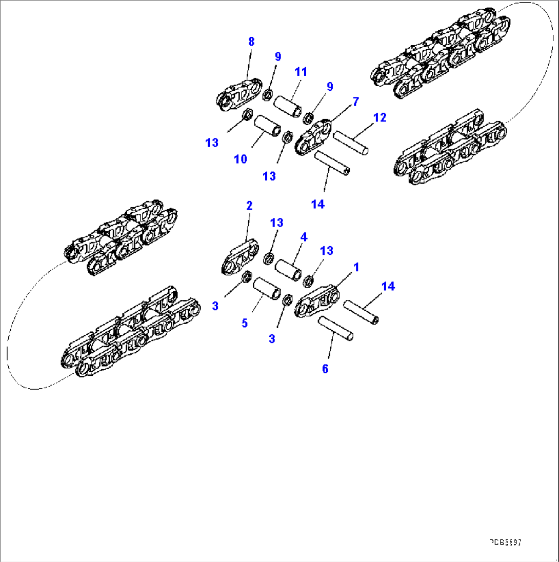 Track Link Assembly (#80001-)