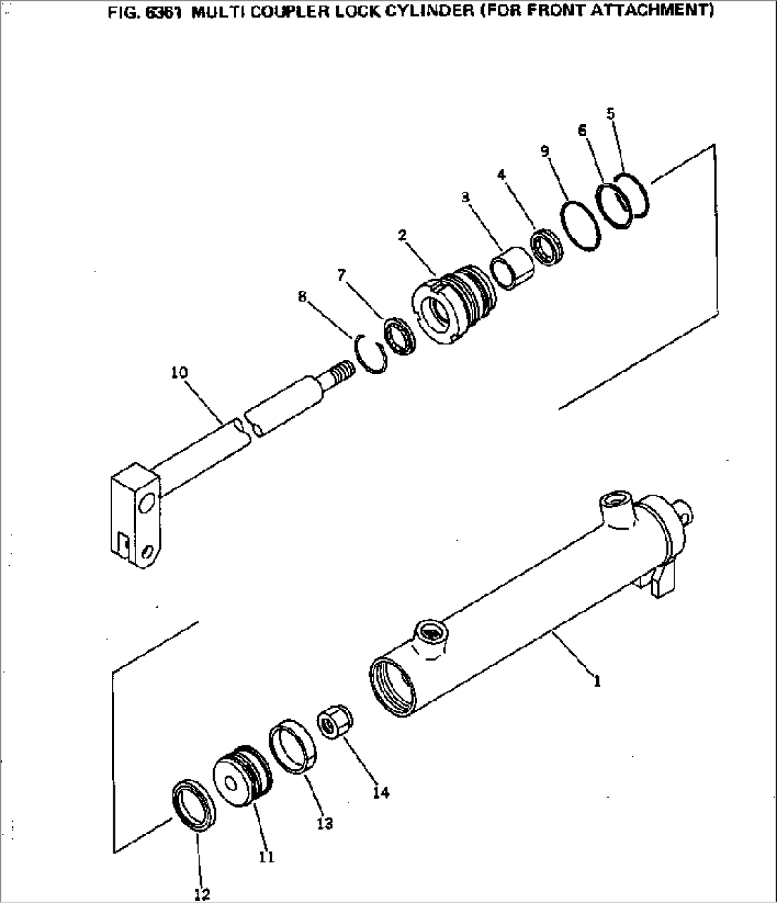 MULTI CUPLER LOCK CYLINDER (FOR FRONT ATTACHMENT)