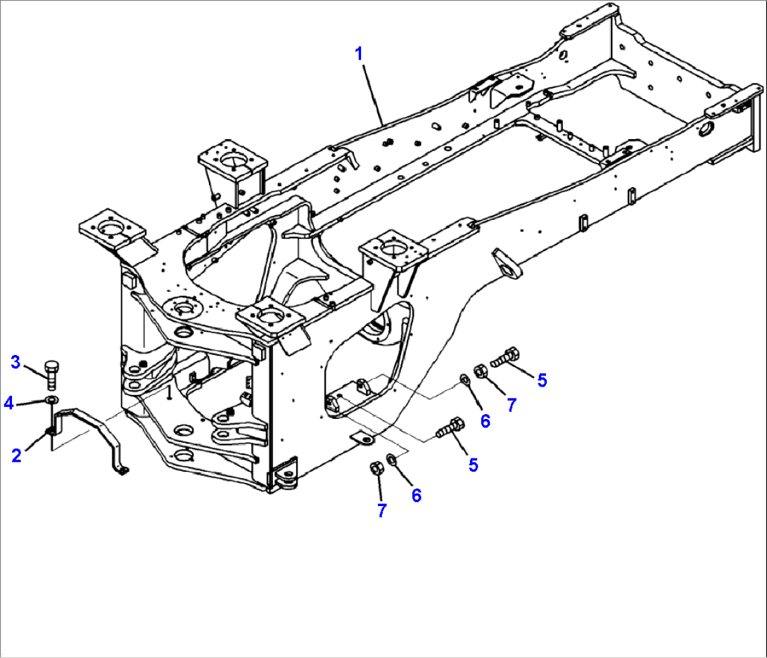 J4120-01A0 FRAME REAR