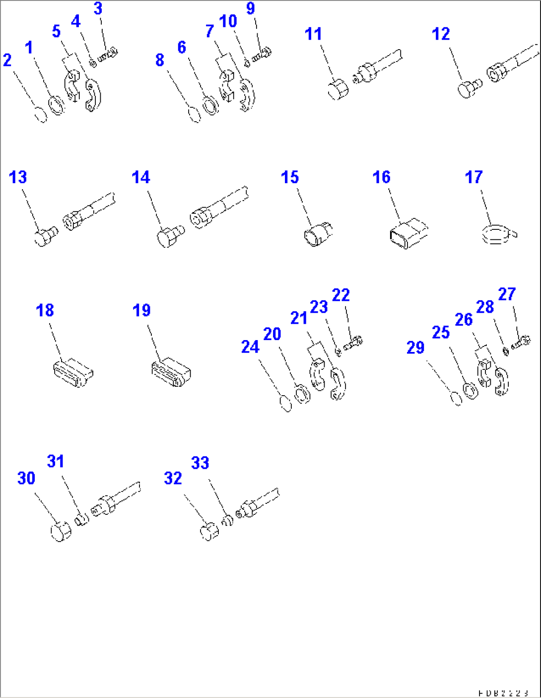 FLASHING AND BLIND PARTS (BLIND PARTS) (1/4)(#10001-11001)