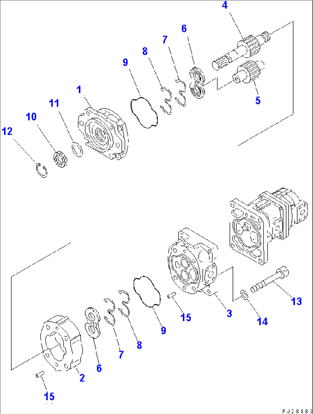 HYDRAULIC PUMP (1/3)