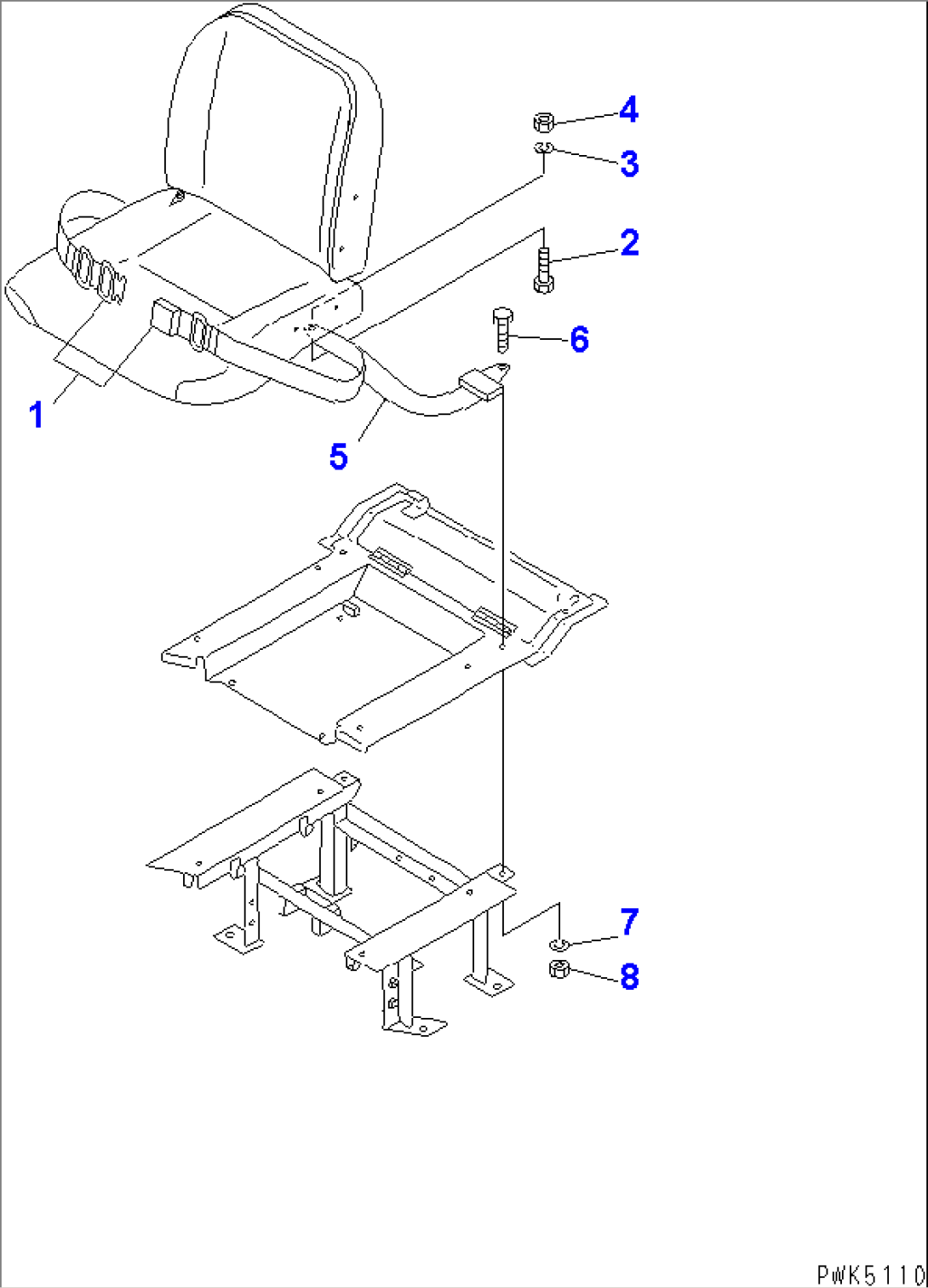 SEAT BELT (WITH OIL DAMPER)