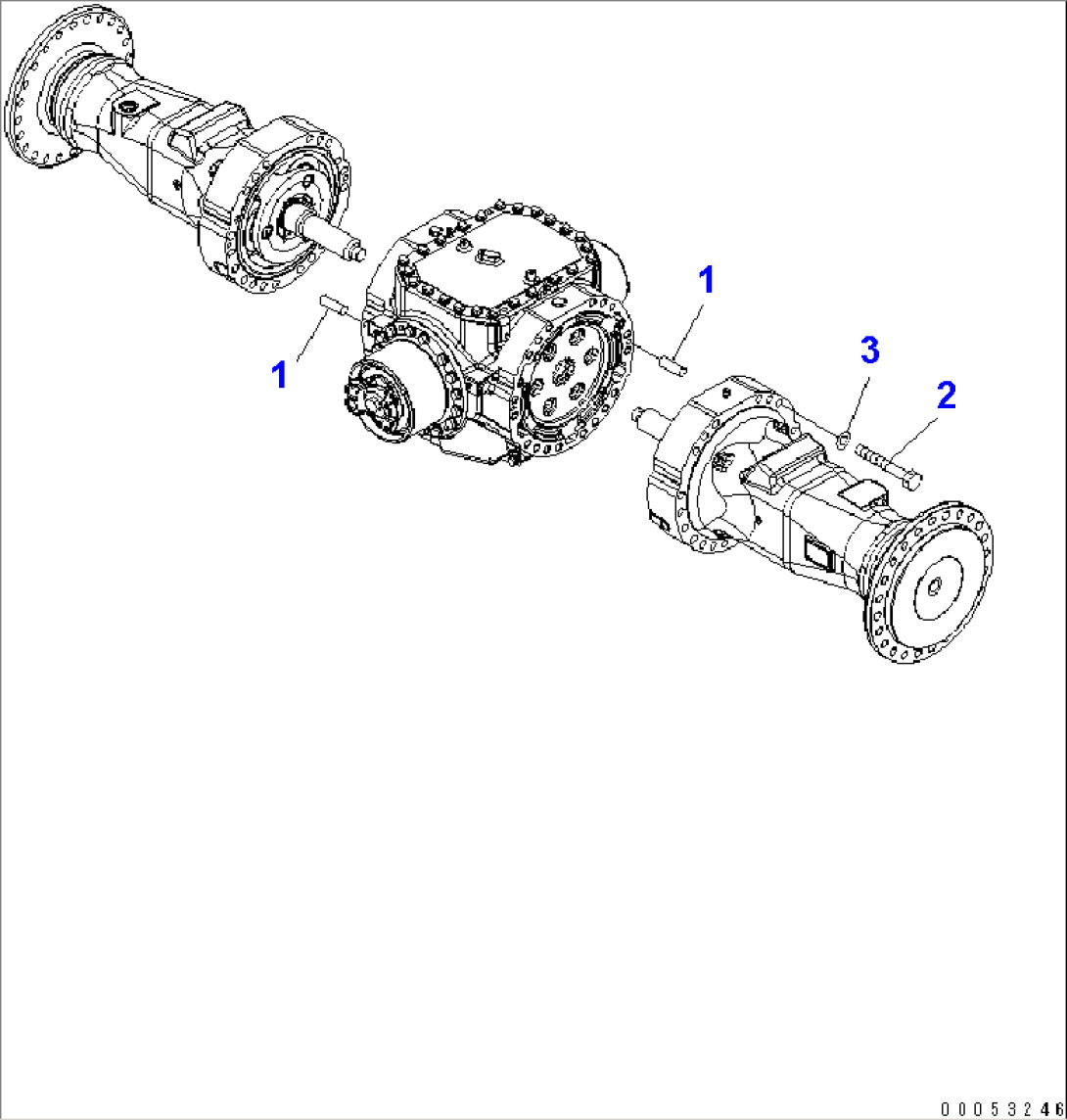 REAR AXLE (AXLE HOUSING MOUNTING)(#85001-)