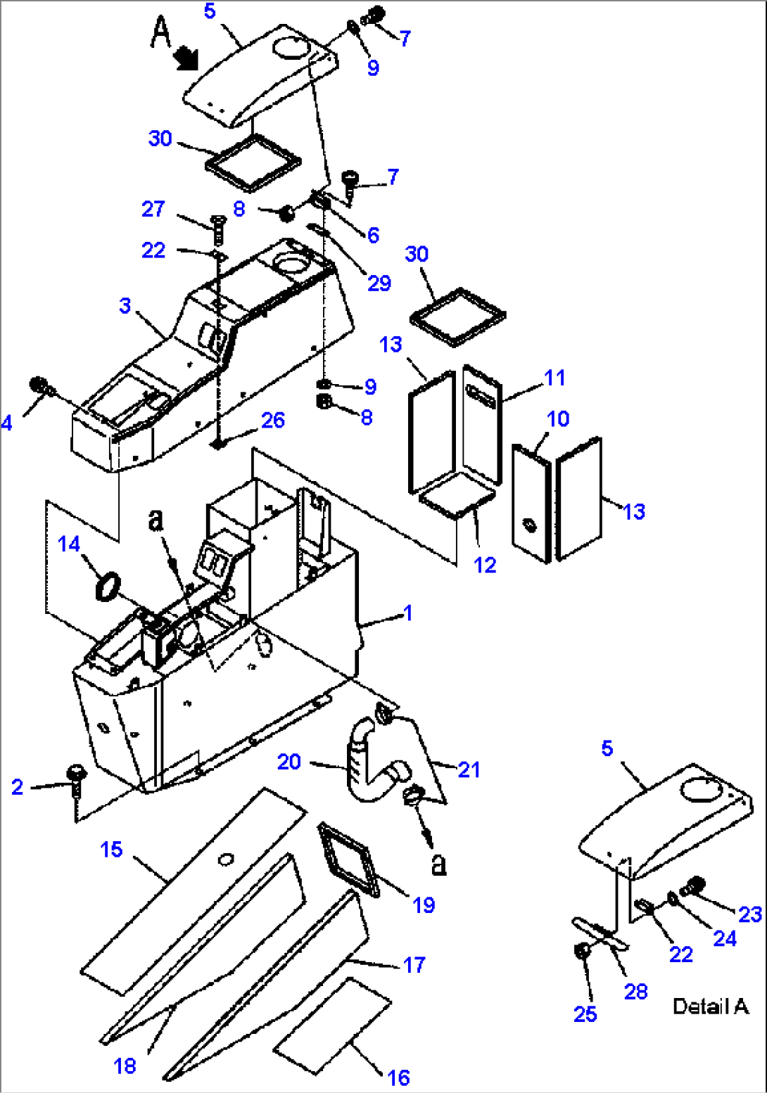 FIG. K3230-01A1 CAB - CONSOLE BOX