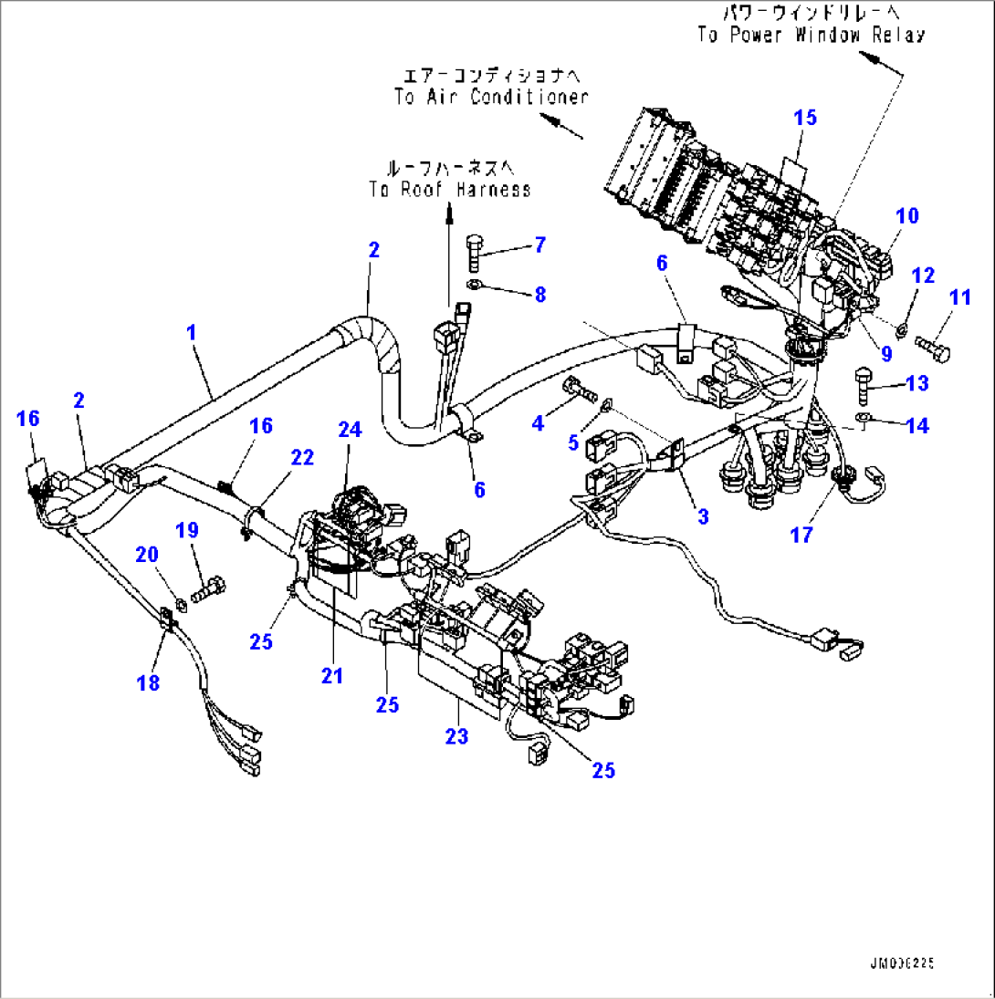 Cab, Cab In Parts, Wiring Harness (#2785-)