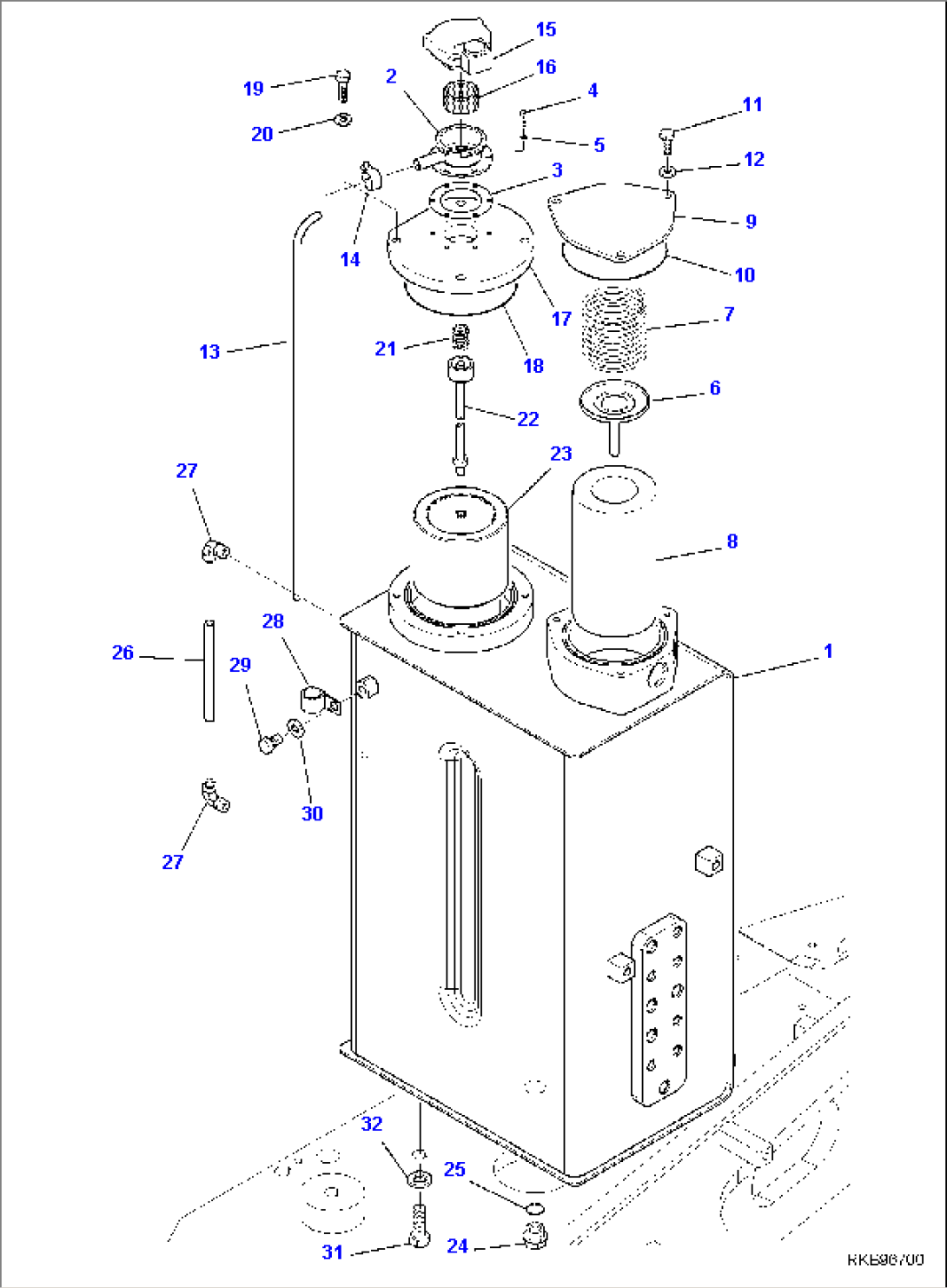 HYDRAULIC OIL TANK