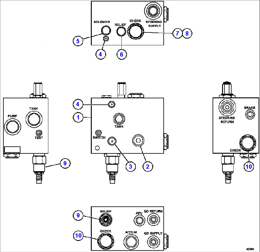 BLEEDDOWN MANIFOLD VALVE ASSM (PC2091)