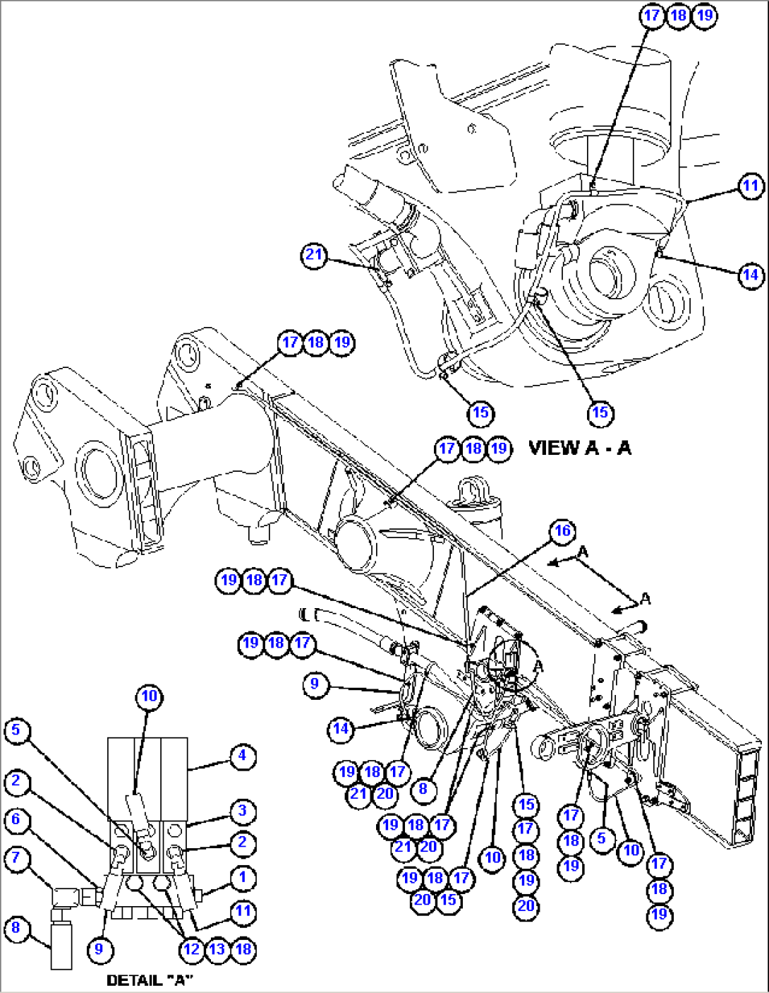 AUTO LUBE SYSTEM (MID FRAME - L.H.) - 1