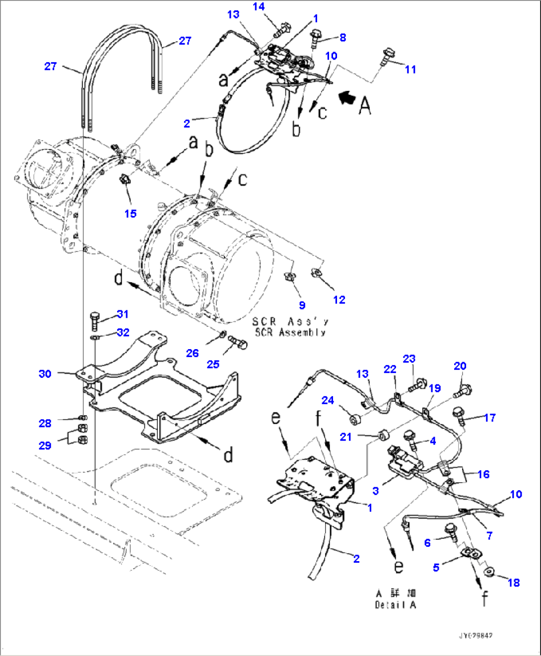 B0300-001007 SCR ASSEMBLY MOUNTING