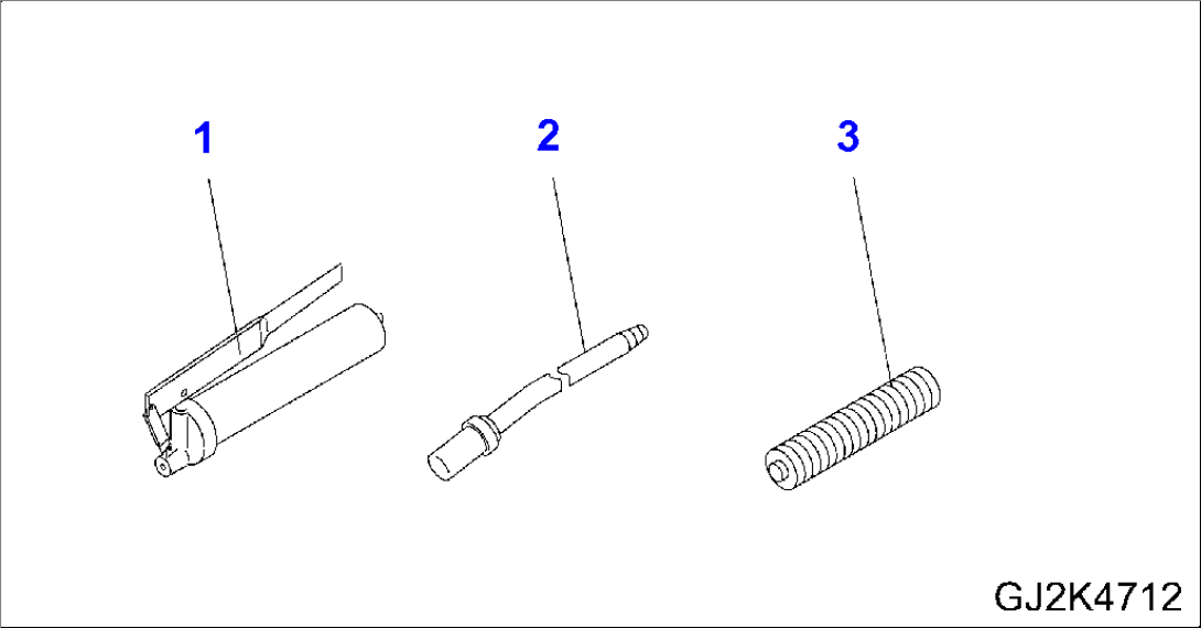 GREASE GUN (WITHOUT CENTRAL LUBRICATION)