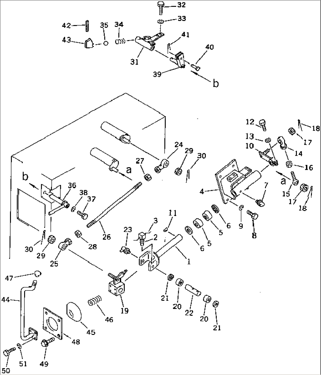 BLADE CONTROL LEVER (FOR STRAIGHT TILT DOZER)