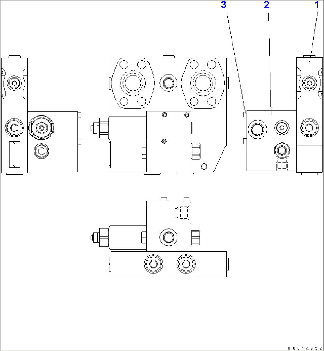 VALVE (HST MOTOR) (1/4)