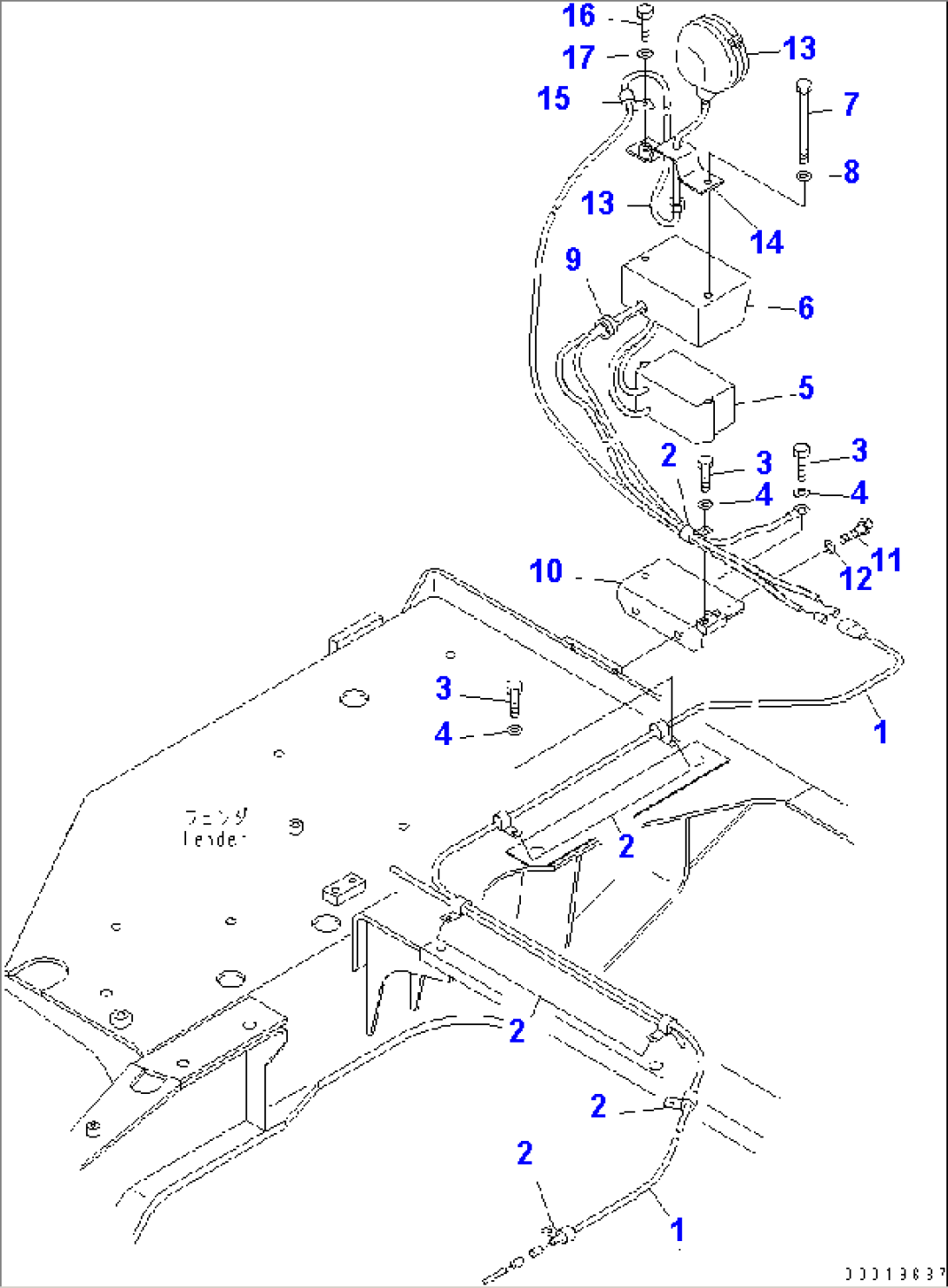 BACK UP ALARM LAMP(#31586-)
