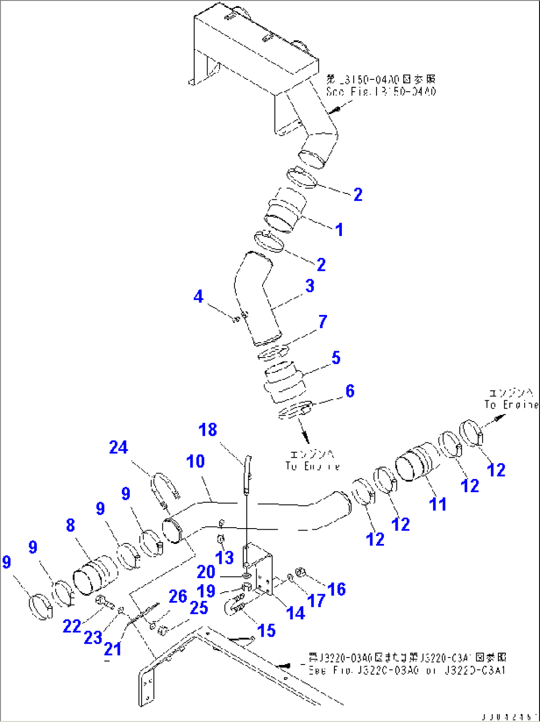 AIR INTAKE (1/2)(#11001-)