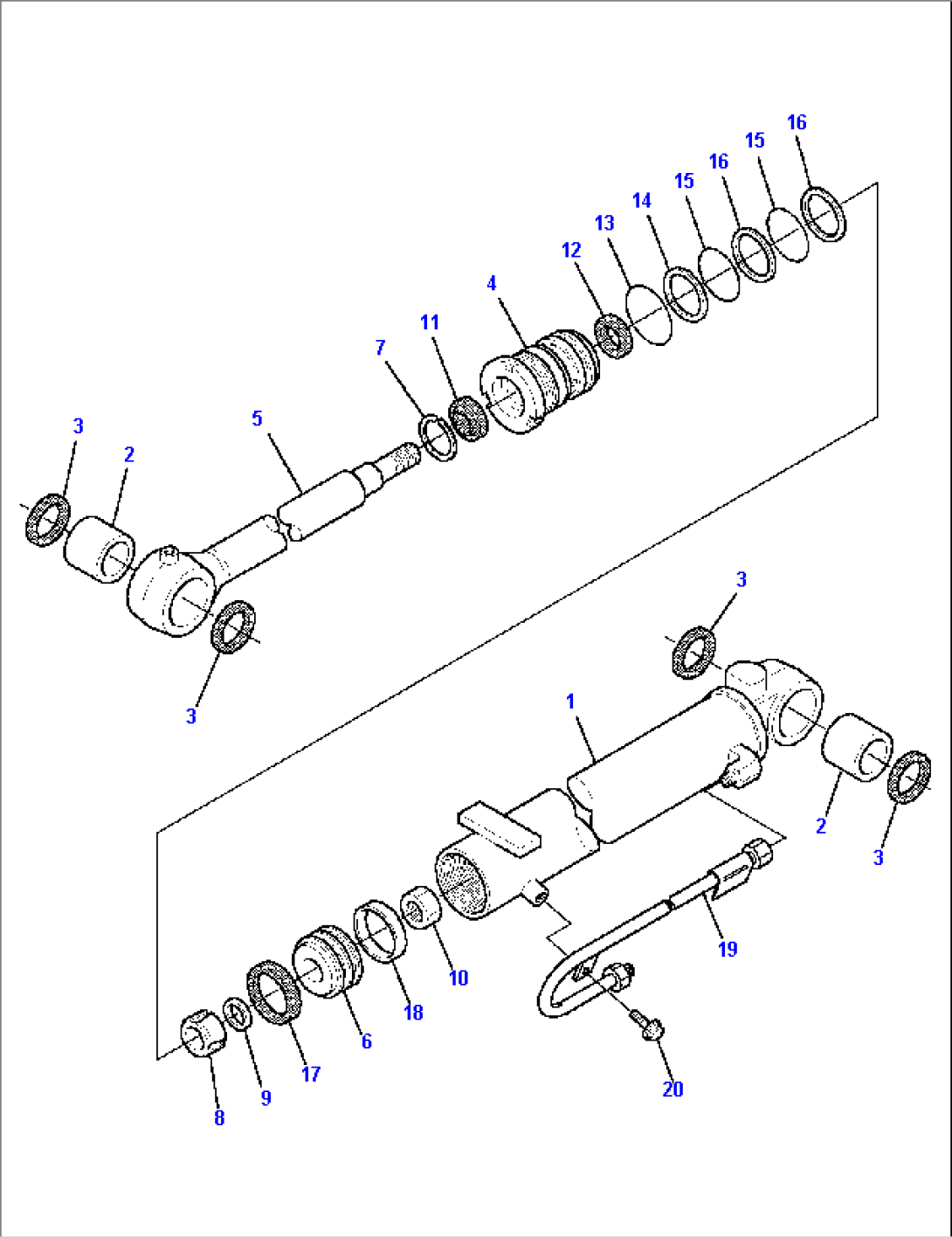 BOOM CYLINDER (FOR CANOPY)