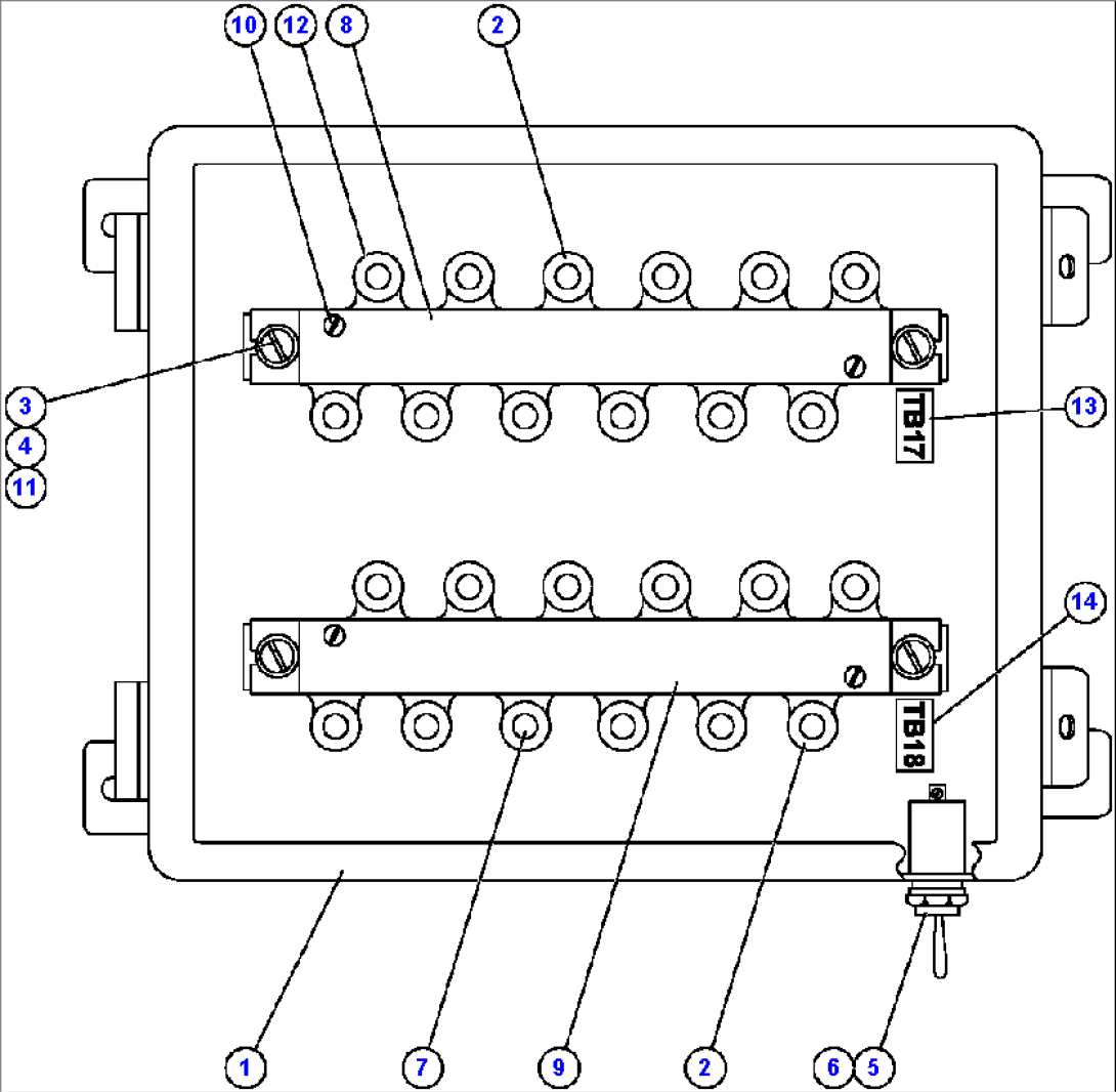 L.H. JUNCTION BOX ASSEMBLY