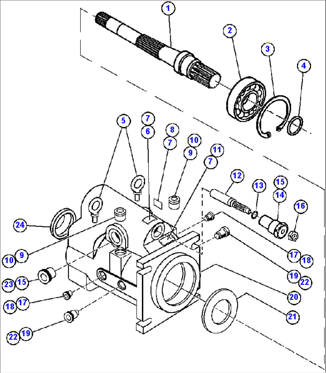 STEERING PUMP HOUSING (FRONT) (PB8760)