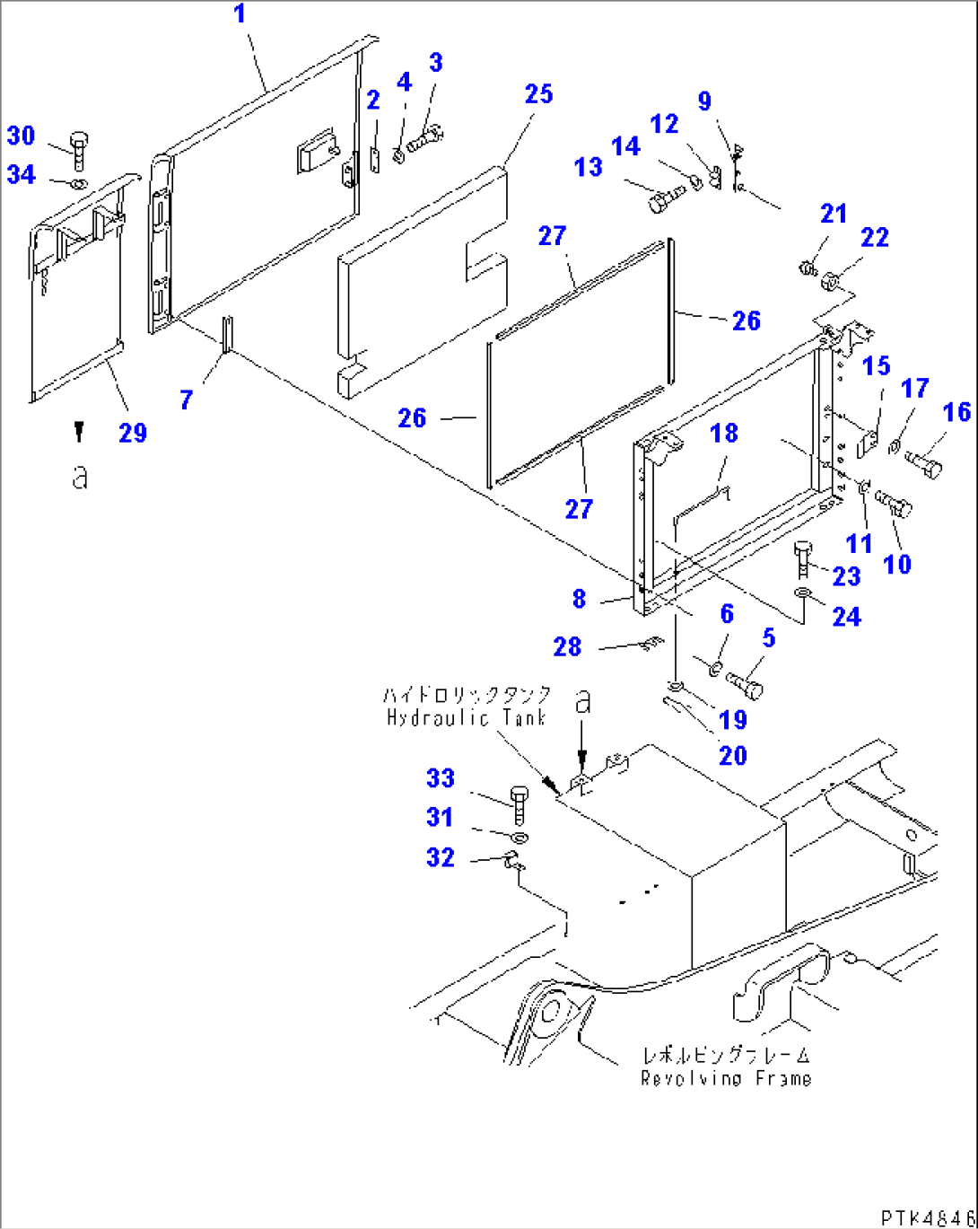 RIGHT SIDE DOOR (MACHINE CAB)(#K30001-K31999)