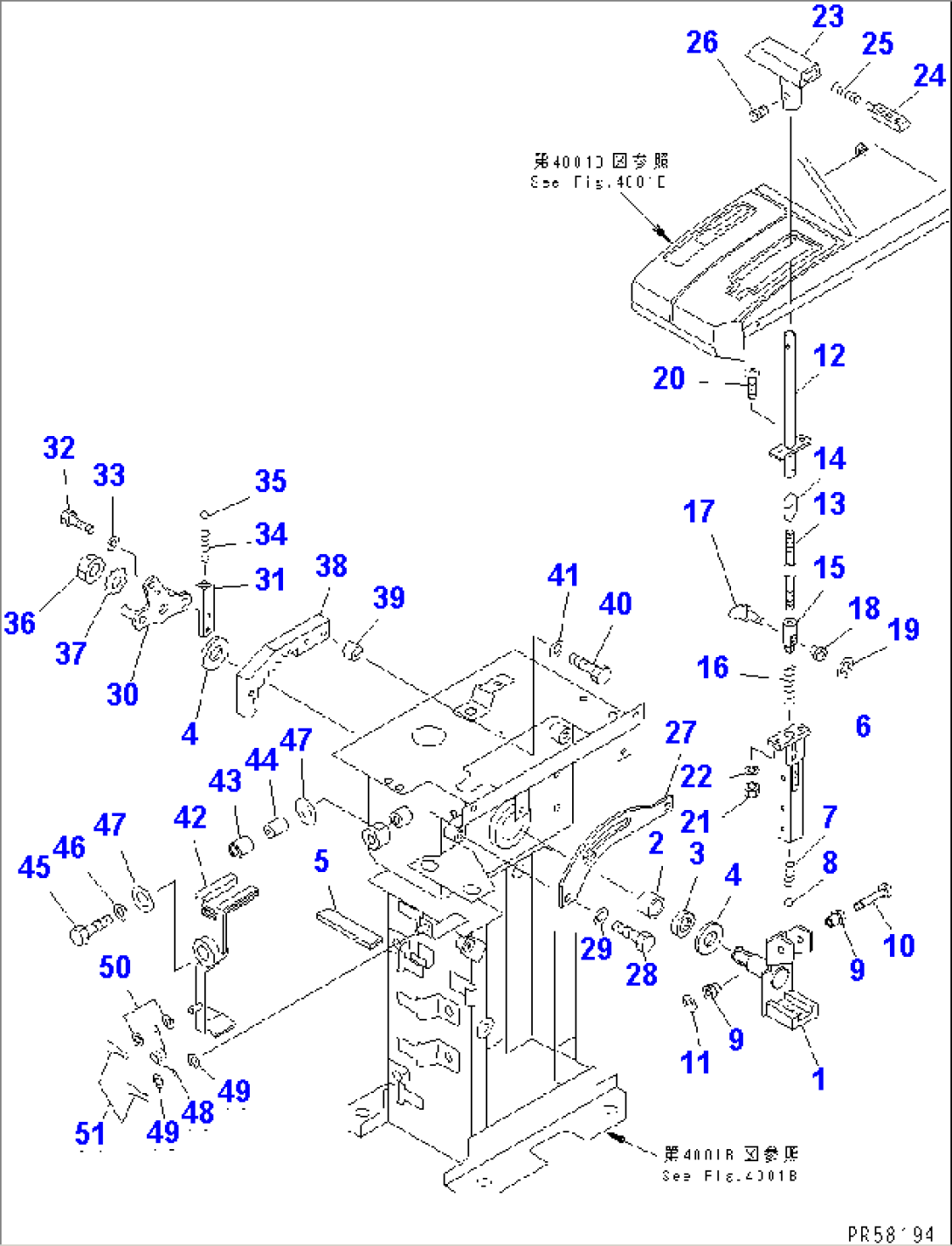 TRANSMISSION CONTROL LEVER (BODY AND SHIFT LEVER)(#12021-12094)