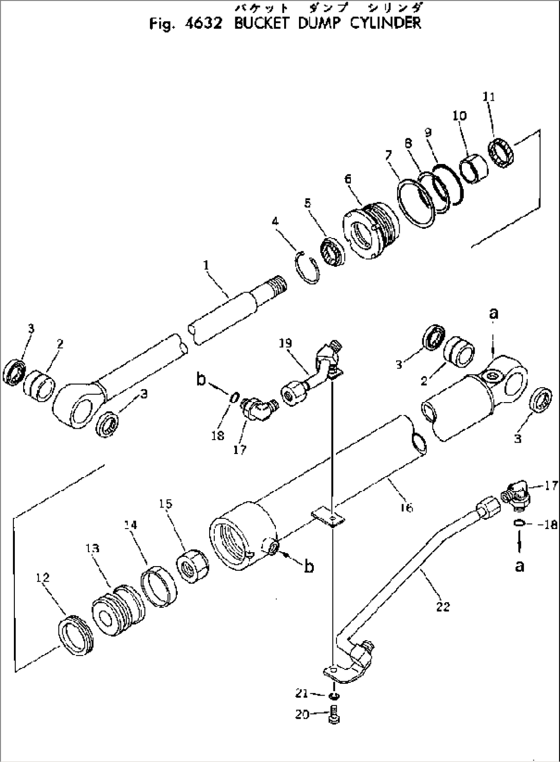 BUCKET DUMP CYLINDER