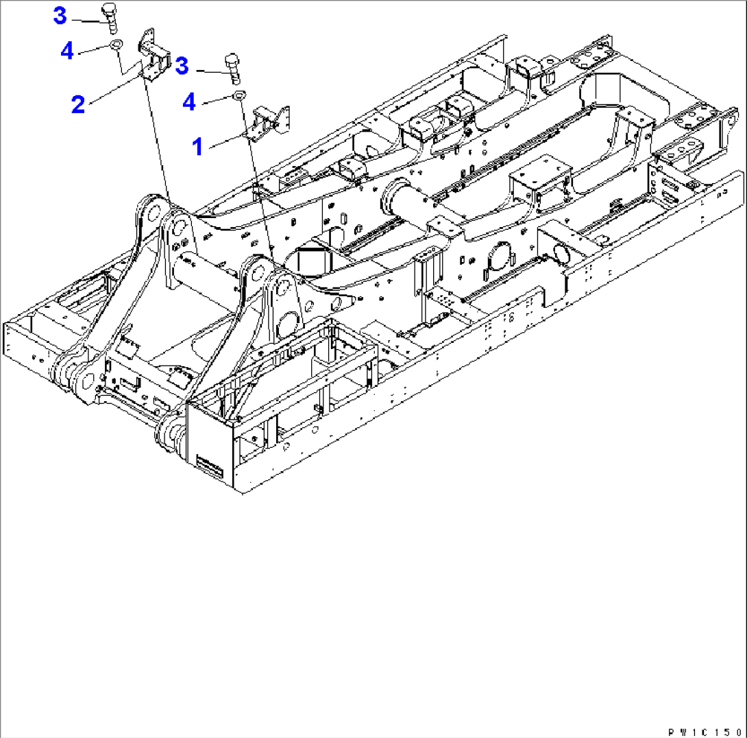 REVOLVING FRAME (BRACKET)(#11002-11020)
