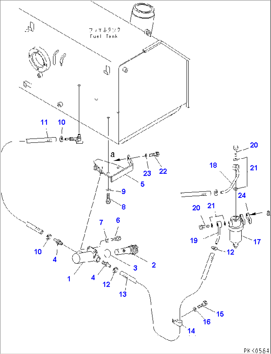 ADDITIONAL FUEL STRAINER AND WATER SEPARATOR