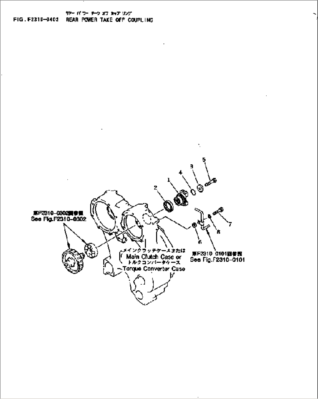 REAR POWER TAKE OFF COUPLING