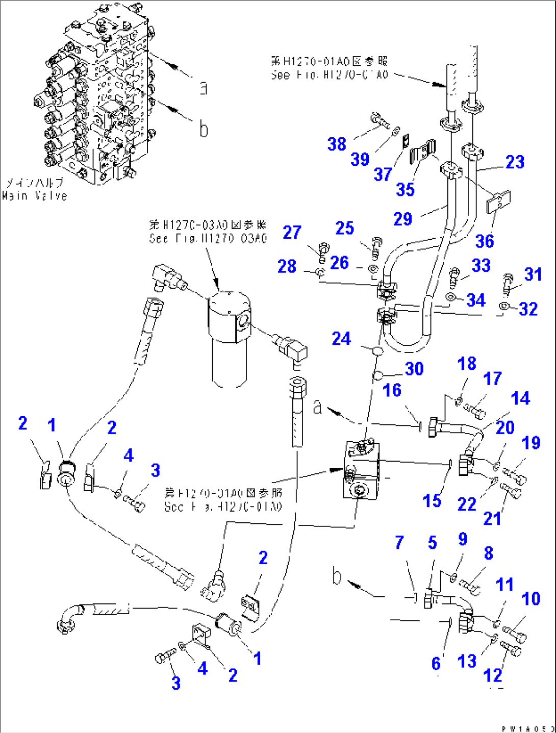 ATTACHMENT LINE (HOSE CLAMP)(#20001-)