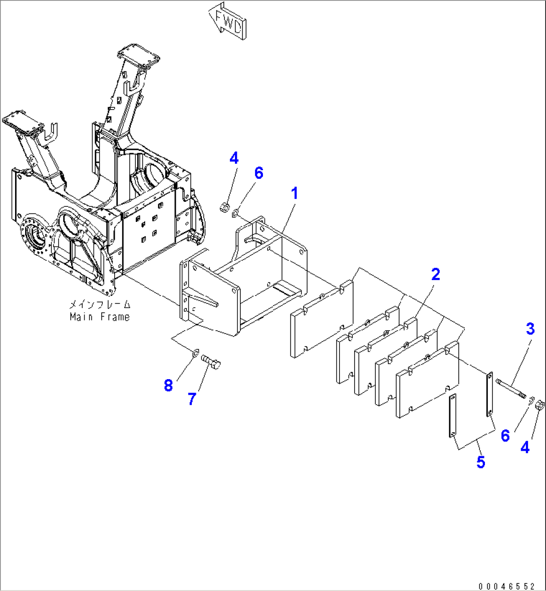 COUNTER WEIGHT(#11001-)