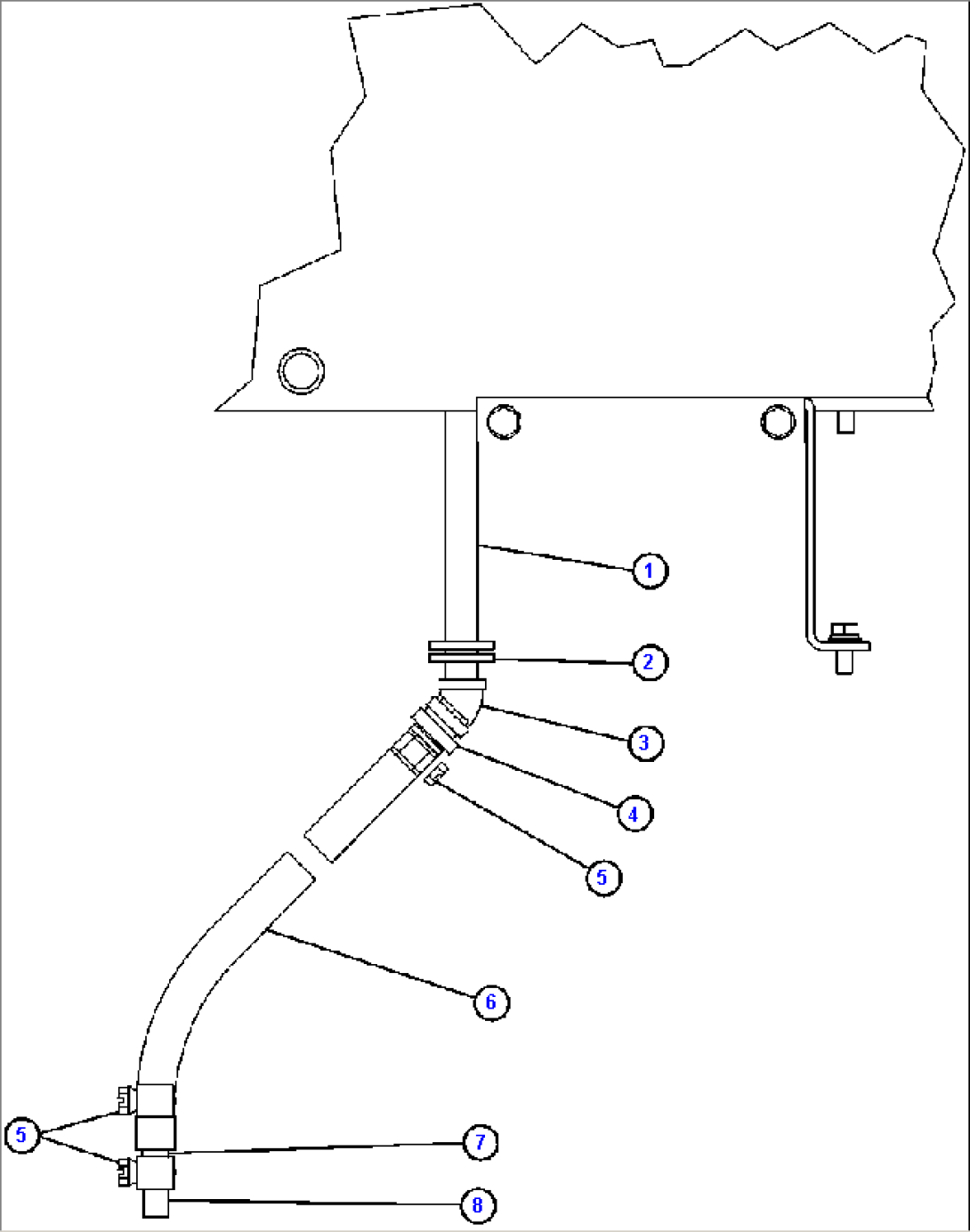 HEATER/AC DRAIN HOSE INSTALLATION