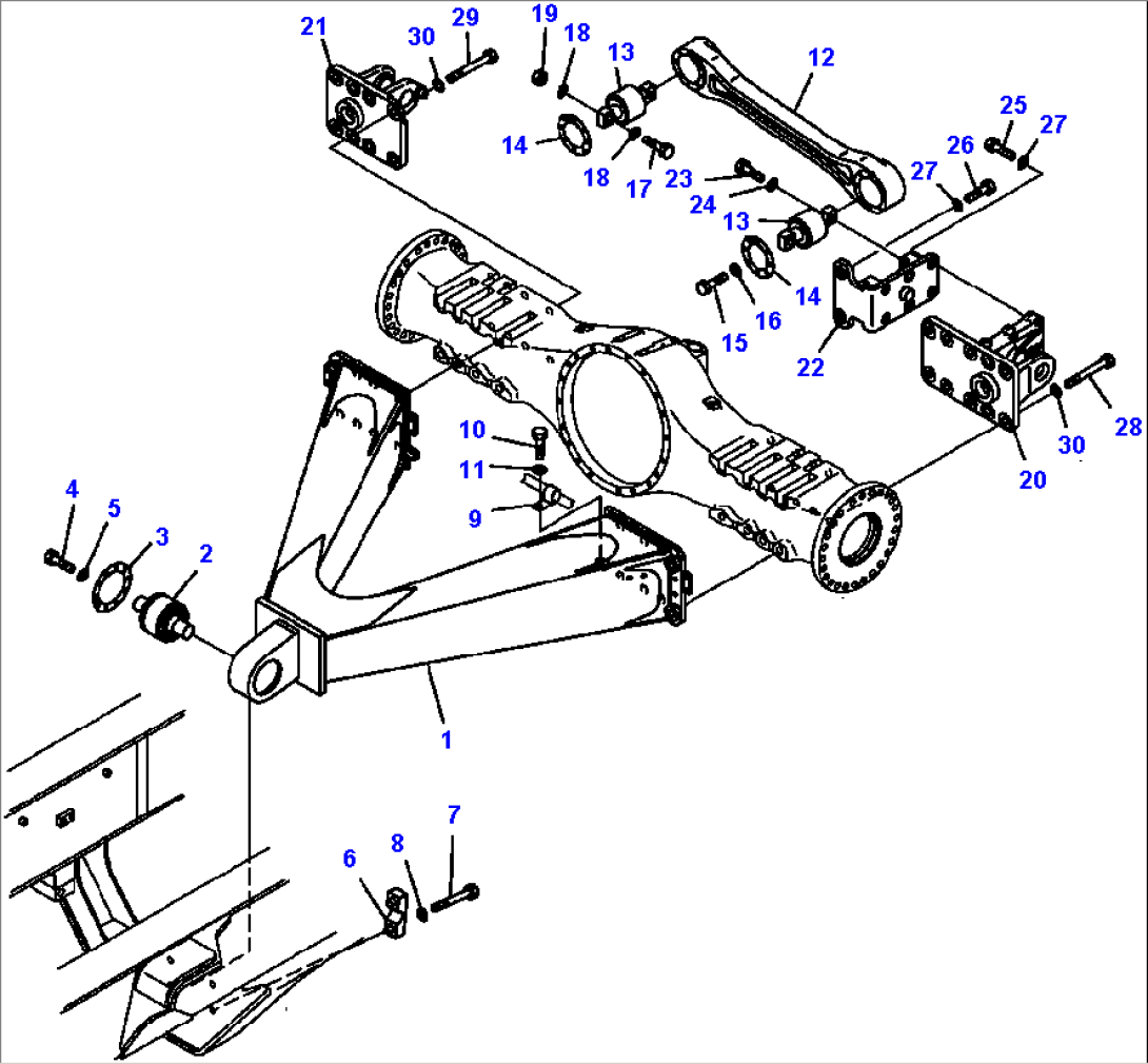 F3860-01A0 REAR AXLE SUPPORT