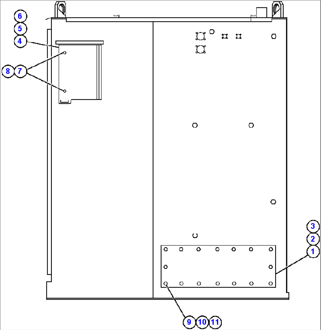 CONTROL CABINET (LEFT SIDE)