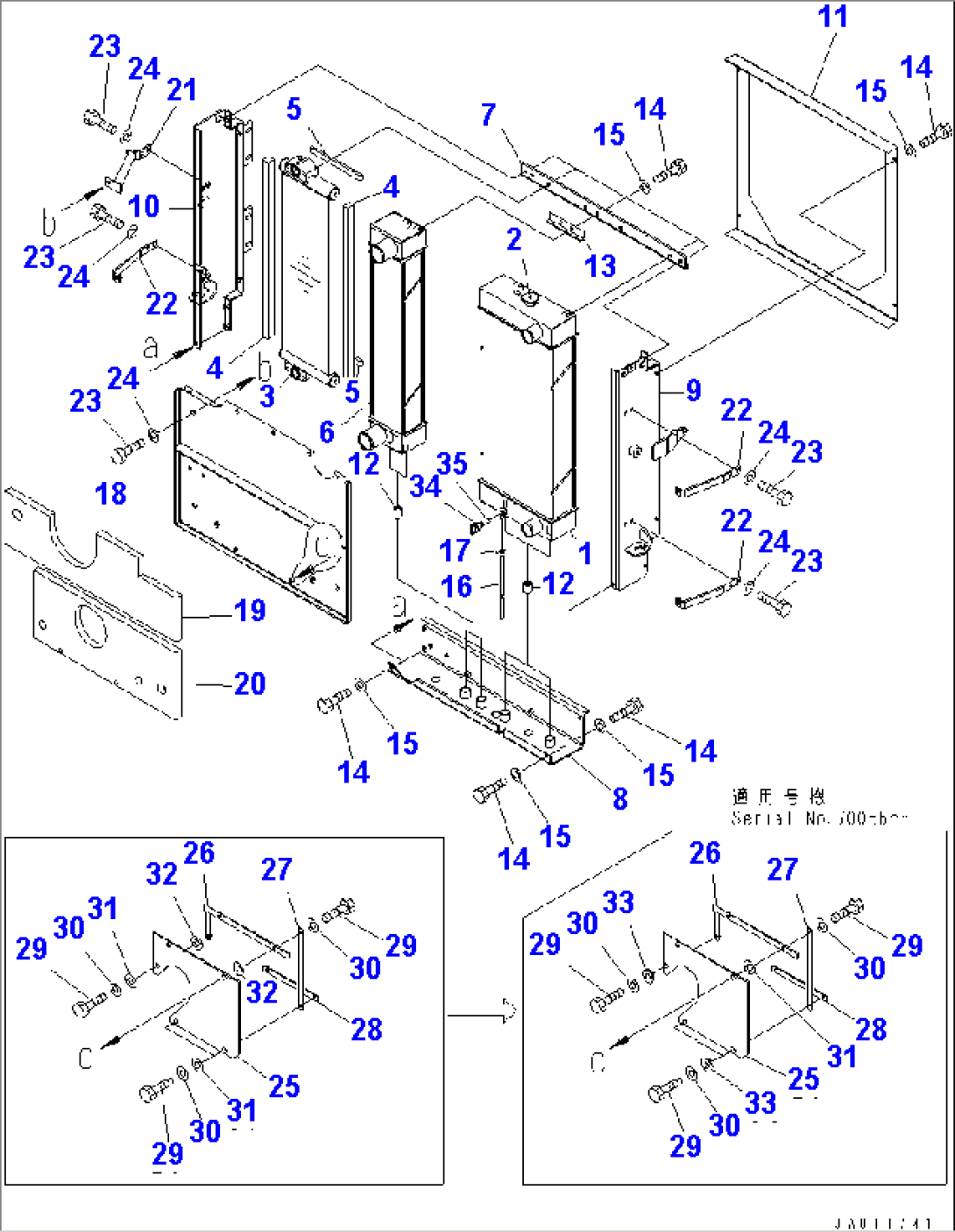 RADIATOR(#70001-70444)