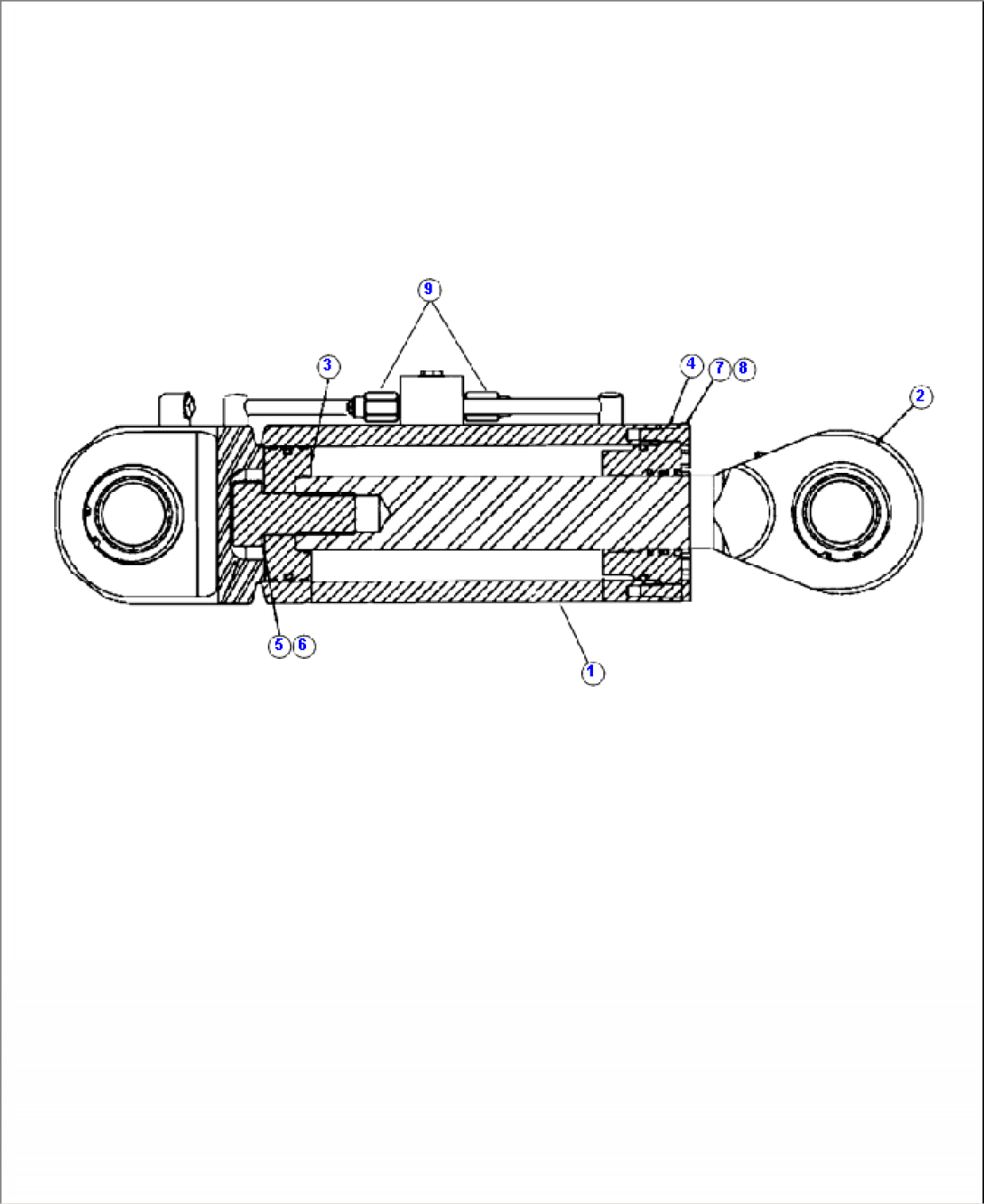 R4130-01A0 LEVELING CYLINDER