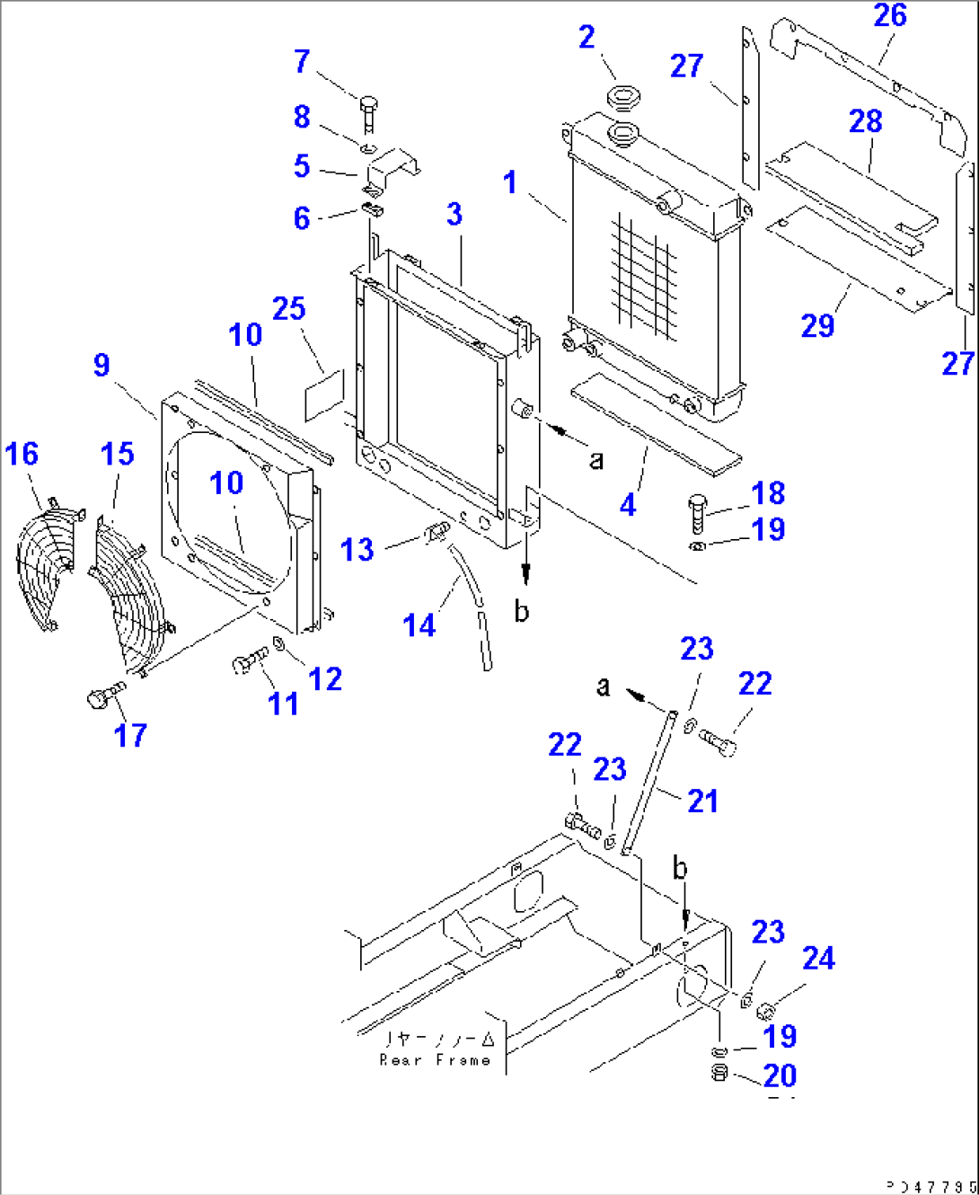 ANTI CLOG RADIATOR(#60001-)