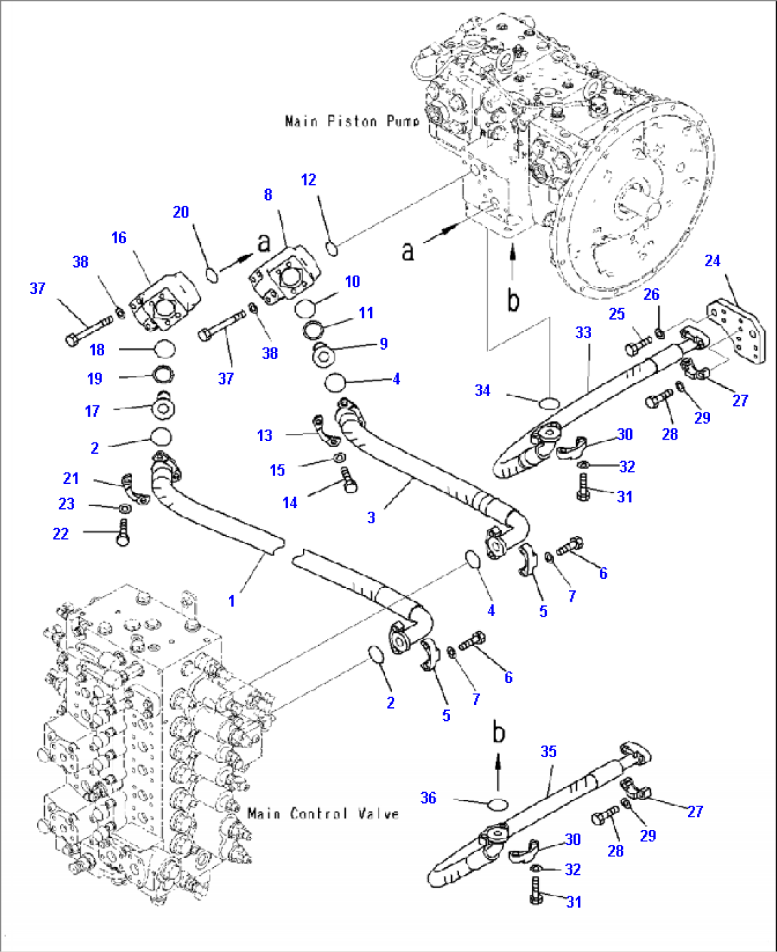 H0312-002001 DELIVERY PIPING WITH INLINE FILTER