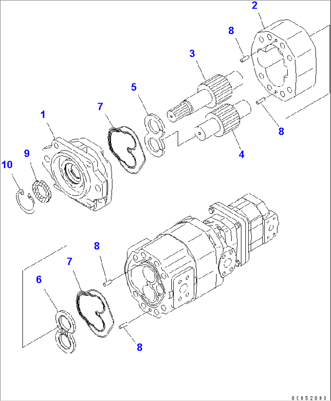 HYDRAULIC PUMP (1/3)