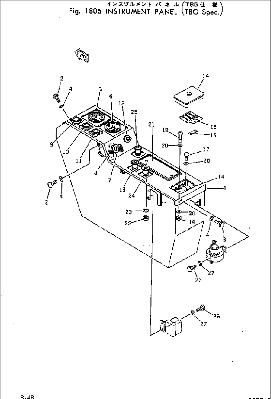 INSTRUMENT PANEL (TBG SPEC.)