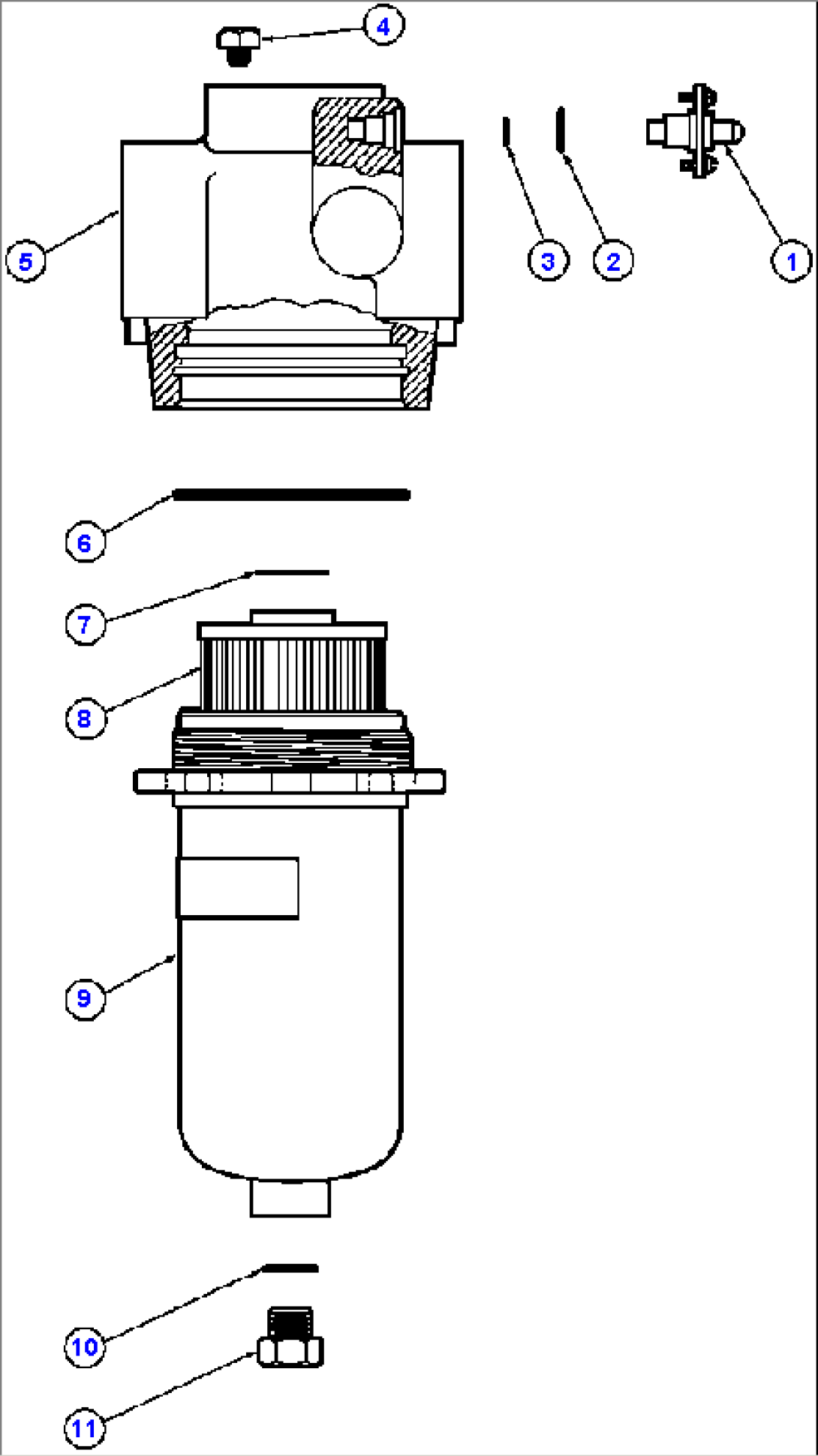 HYDRAULIC FILTER ASSM (PB7700/PB7701)