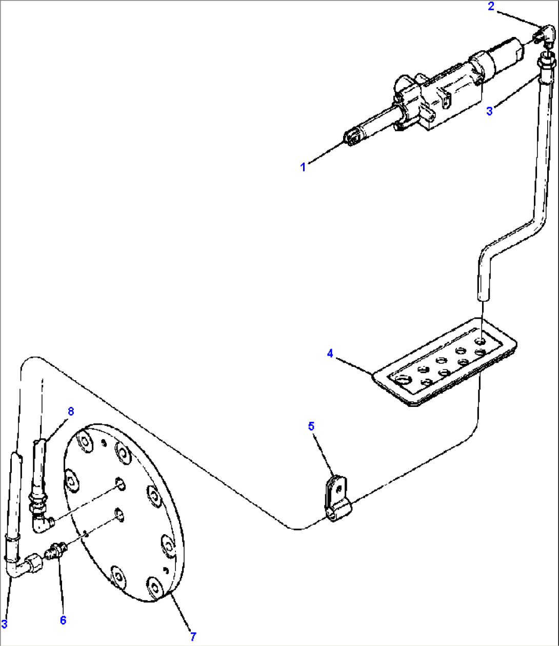 PILOT VALVE DRAIN LINE - DIRECT DRIVE