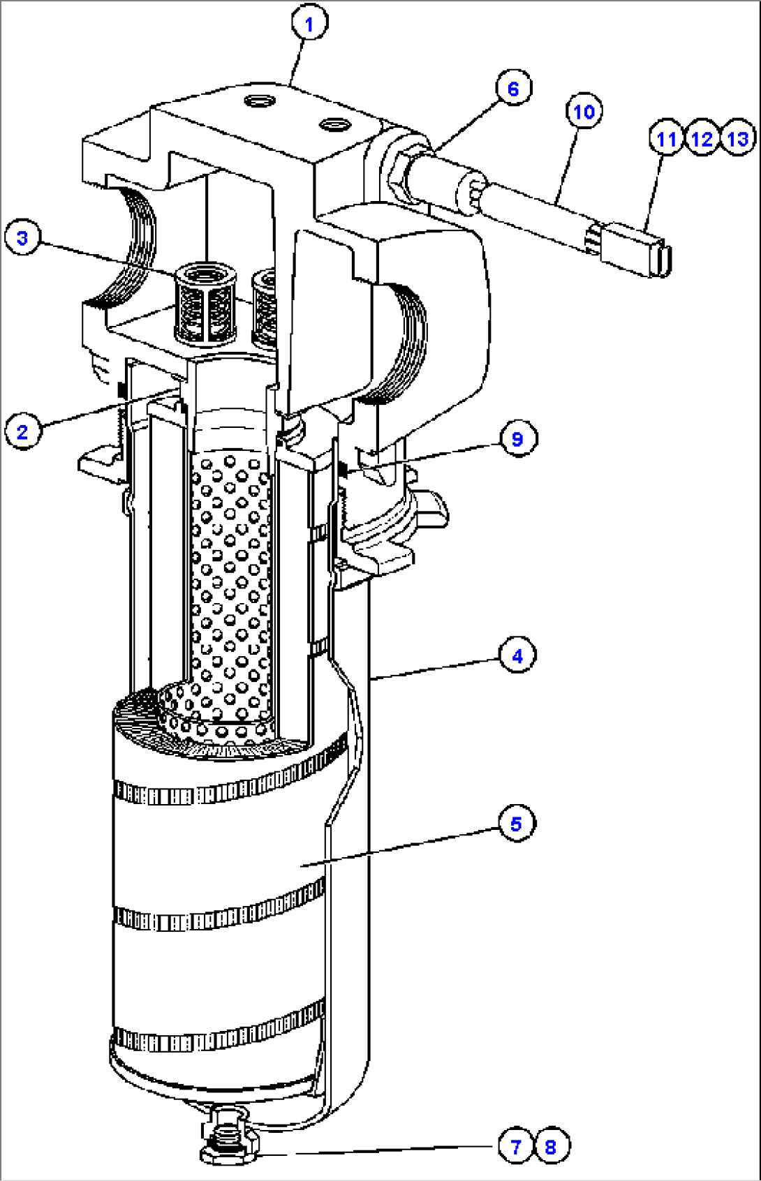 LOW PRESSURE FILTER ASSEMBLY (EH3537)