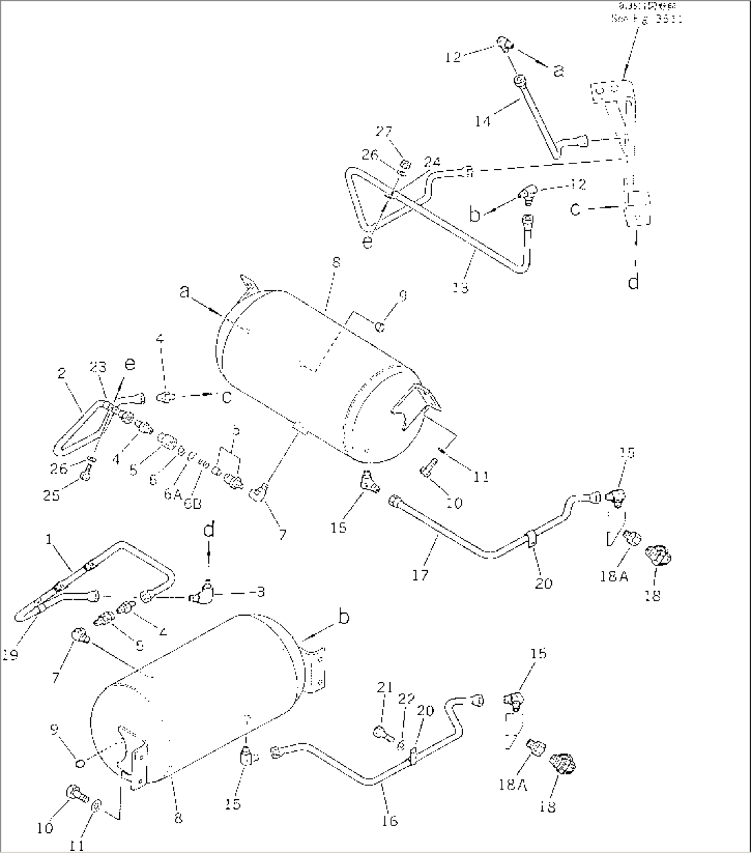 AIR PIPING (DRY TANK)(#10001-10054)