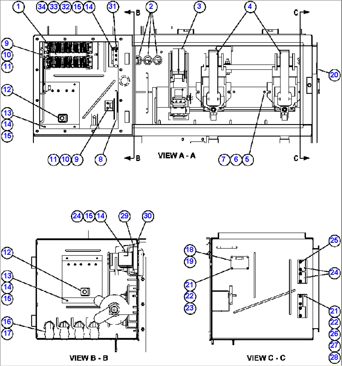 CONTROL CABINET - CONTACTOR BOX (PC2555)