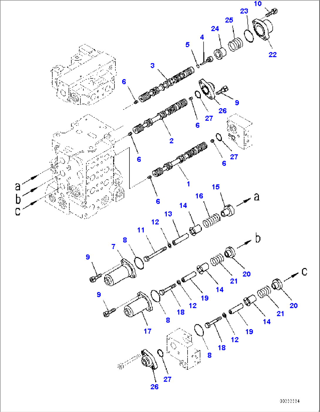 Fender, Control Valve (2/10) (#22001-)