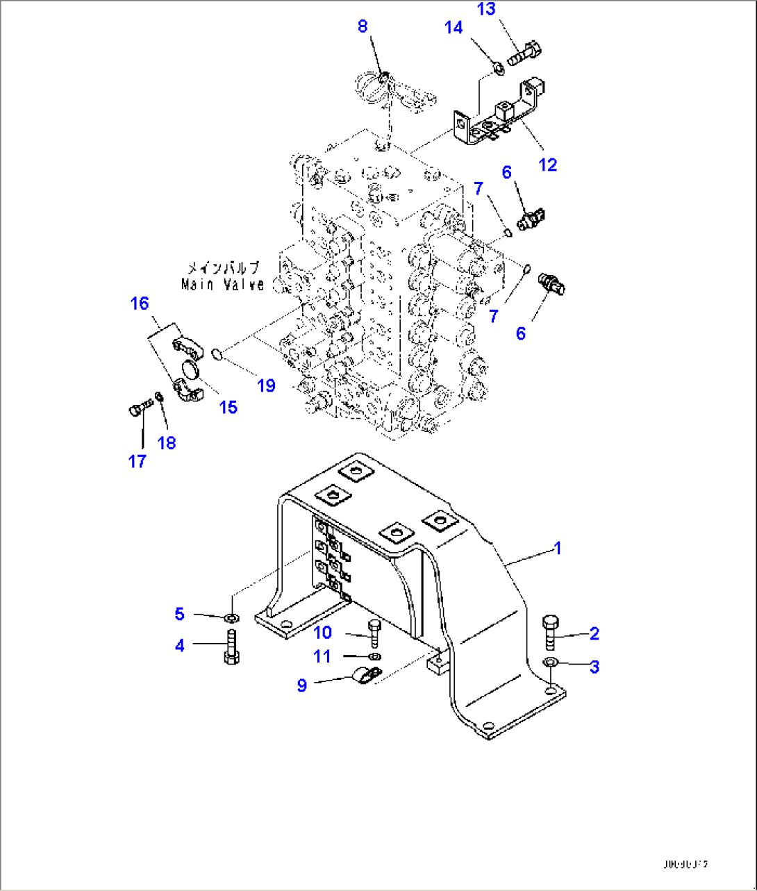 Control Valve, Valve Bracket and Sensor (#1118-)
