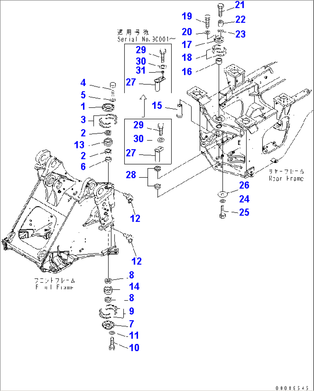 HINGE PIN(#85001-)