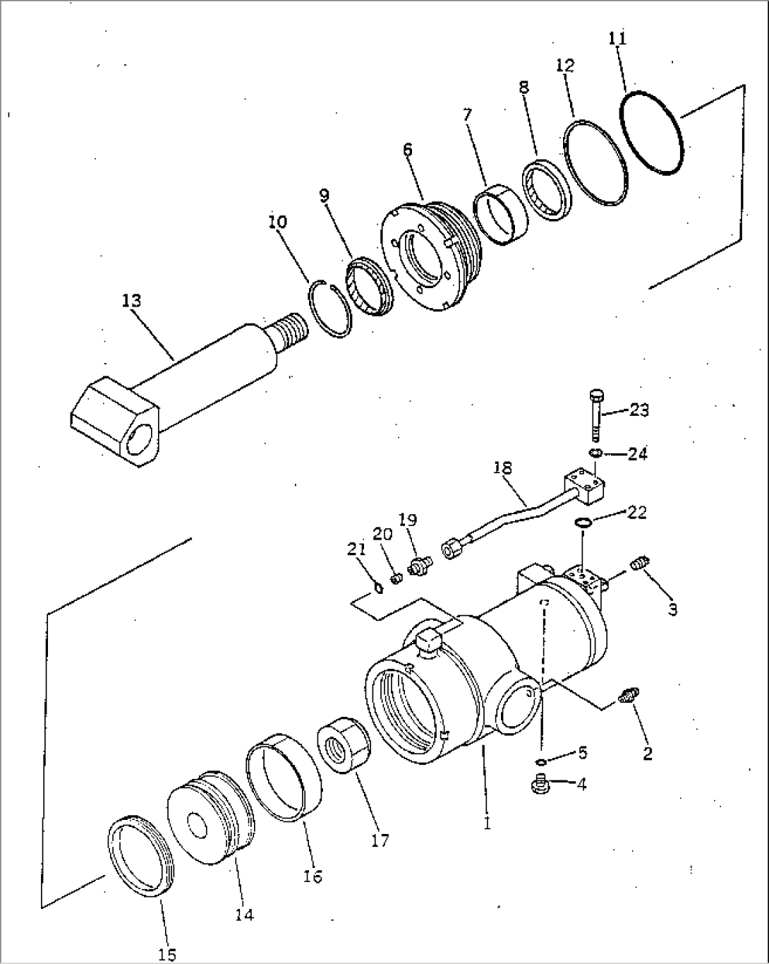 OUTRIGGER JACK CYLINDER